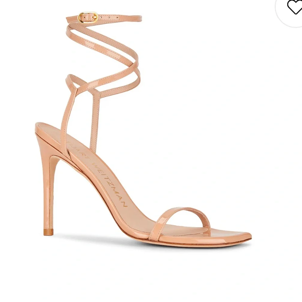 Stuart Weitzman Barelynudist 100 Sandal in Adobe, Size: 6